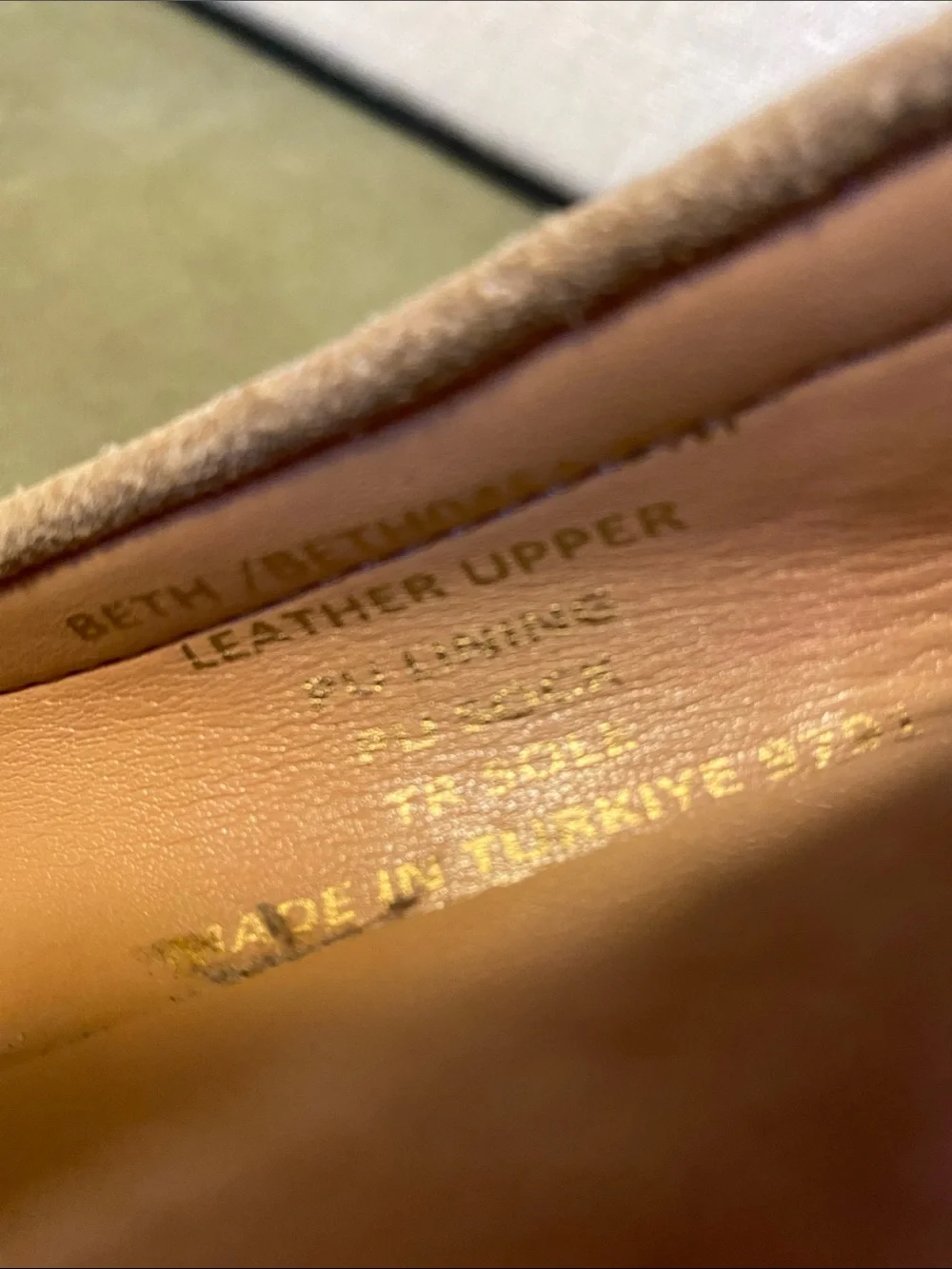 Steve Madden Woman’s Tan Suede Lug Sole Penny Loafers